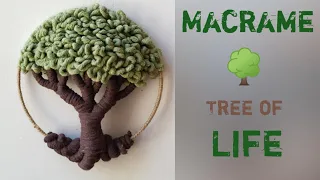 How To Make Macrame Tree Of Life Tutorial | Super Easy Wall Hanging Tree Of Life | Tree Of Life