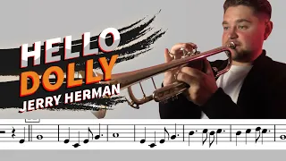 Hello Dolly on Trumpet (with Sheet Music)