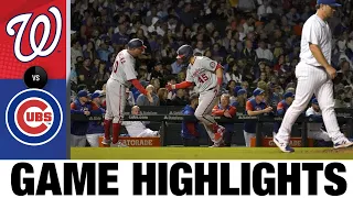 Nationals vs Cubs Game Highlights (8/9/22) | MLB Highlights