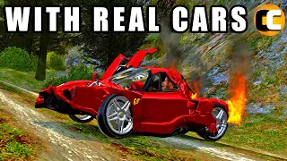 GTA 4 Cliff Drops & Jumps with Real Cars (GTA 4 Crashes/Ragdolls) #7