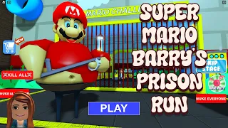 [NEW!] SUPER MARIO BARRY'S PRISON RUN! (OBBY) #roblox #scaryobby