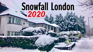 Storm Ciara Bring Snow To England | Snowfall In UK 2020