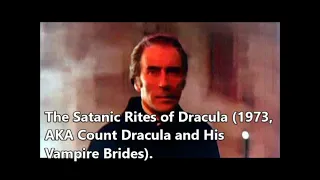 Count Dracula and His Vampire Bride (1973, Mills Ent. 50 film set Legends of horror) movie review.