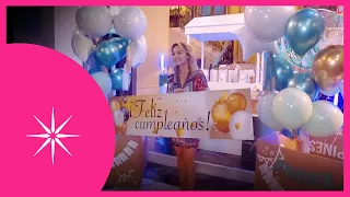 Angelique Boyer celebra cumpleaños con producción de 'Imperio de mentiras' | Las Estrellas