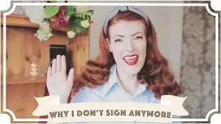 Why I Stopped Signing In My Videos... // FAQs [CC]