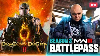 ФИНАЛ DRAGONS DOGMA 2 и НЕМНОГО Call of Duty Modern Warfare 3 - Лысый Качает Батлпасс #mw3