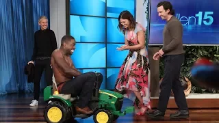 Sterling K. Brown Strips Down on a Tractor Just for Ellen