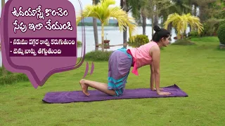 Exercises to Reduce Spinal Pain | Burns Fat | Back Pain | Scoliosis | Yoga with Dr.Tejaswini Manogna