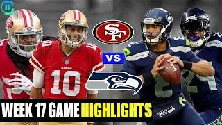 Seahawks vs 49ers | Week 17 Full Game Highlights | Marshawn Lynch IGNITES the Crowd!