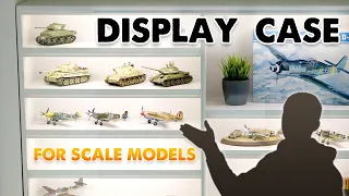 Make a DISPLAY CABINET for Scale models with LED Lighting & glass doors | DIY Vitrine Scale-modeling