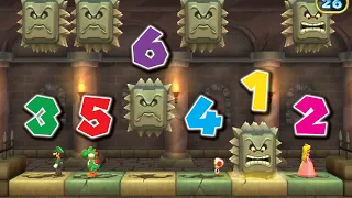 INTENSE Mario Party 9 Minigames + FULL BOARD Bob-omb Factory! (Yoshi vs Luigi vs Peach vs Toad)