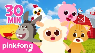 The Little Tiny Ant 🐜 and more I Farm Animals | Animal Songs | Pinkfong Nursery Rhymes for Kids