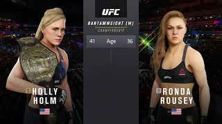 Holly Holm vs Ronda Rousey