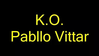 Pablo vitar k.o (letra)