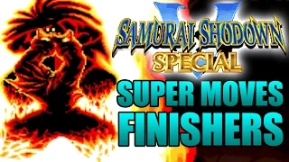 Samurai Shodown V 5 Perfect Special All Super Hyper Moves Finishers Forfeits Finishing