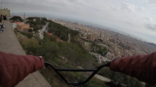 BIGGEST BMX HILL BOMB IN BARCELONA!