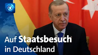 Erdoğan trifft Steinmeier und Scholz in Berlin