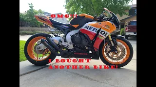 I bought a 2013 Honda CBR 1000RR Fireblade Repsol!