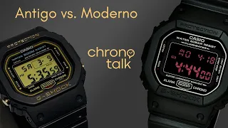 [PT-BR] Construção e módulo eletrônico: Casio G-Shock DW-5600 antigo versus moderno