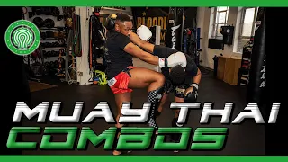 #MuayThai Combinations into Counter Clinch and Sweep with Phil Casper