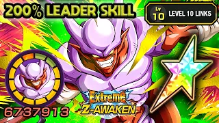 200% LEADER SKILL! 100% EZA INT SUPER JANEMBA LEVEL 10 LINKS! Dragon Ball Z Dokkan Battle