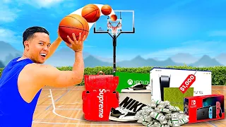 Make the SHOT, I'll Buy You ANYTHING - Basketball Challenge!