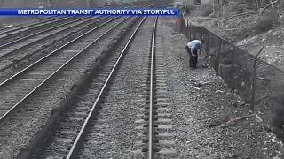 Child with autism rescued from train tracks near New York City