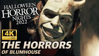 The Horrors of Blumhouse at Halloween Horror Nights 2022 - 4k Walkthrough