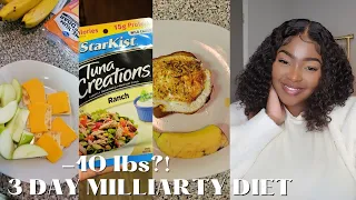 I Tried The Military Diet! Lose 10 Pounds In 3 Days?! + Weightloss Update!