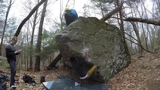 Great Barrington Bouldering: Stumpy V5