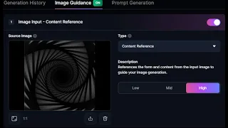 Using Content Reference inside of Leonardo AI