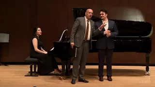 Act 1 Duet from Massenet's 'Werther' | Juilliard Emmanuel Villaume Vocal Arts Master Class