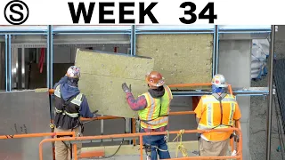 One-week construction time-lapse with closeups: Week 34 of the Ⓢ-series