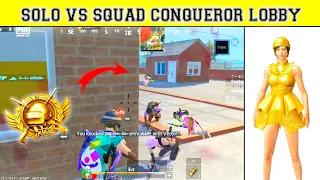 😤SOLO VS SQUAD CONQUEROR LOBBY FULL RUSH GAMEPLAY | PUBG MOBILE LITE #pubglite #pubglitegameplay