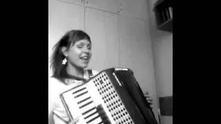 Nastya Maslova - Improvisation song with Accordion