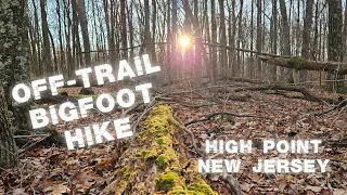 Off-Trail Bigfoot Hike in Northern New Jersey - In the Shadow of Big Red Eye
