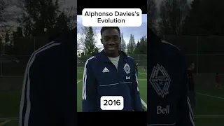 Alphonso Davies’s Evolution 🥹 #shorts #soccer #football