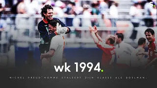 Rode Duivels op het WK van 1994: Michel Preud'Homme etaleert zijn ongelofelijke klasse als doelman.