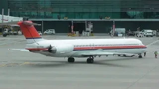 Ex Meridiana McDonnell Douglas MD82 at London Heathrow Airport | 18-09-18