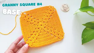 How to Crochet Base of the Bag | Crochet Perfect Cluster Burst Granny Square 4 | ViVi Berry Crochet