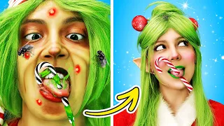 CHRISTMAS MAKEOVER for POPULAR vs NERD - My New Classmate is Weirdo! TIKTOK GADGETS by La La Life