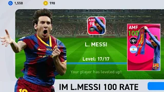 Iconic Moment: L.MESSI 100 Rate Free Pack Opening & Training Max Rating Boosted In Pes 2021 Mobile 🔥