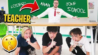 Kids Play HIDE AND SEEK in SCHOOL from the TEACHER