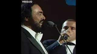 Eros Ramazzotti & Luciano Pavarotti - Se Bastasse Una Canzone (432Hz)