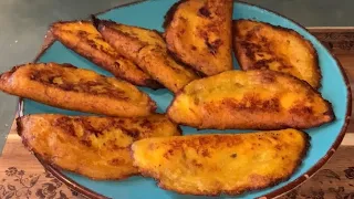 Empanadas de plátano macho con queso quedan riquísimas