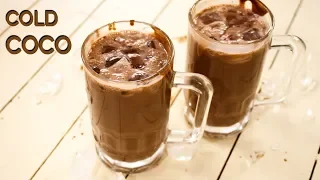 Cold Coco Recipe - Surti Chocolate / Cocoa Milk Shake - CookingShooking