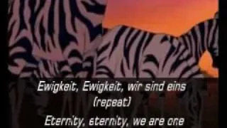 We Are One German Dub with lyrics and translation