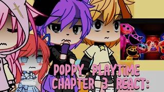 Poppy playtime chapter 3 react to Slepp Well of CG5//