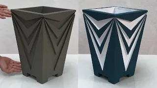 Ideas To Make Unique And Beautiful Flower Pots At Home From Cement