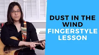 Dust In The Wind Guitar Lesson Fingerstyle with Lauren Bateman